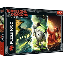 Пазл Легендарные монстры из Фаеруна Dungeons & Dragons (1000 шт.)