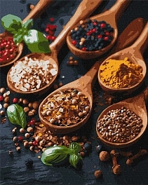 Картина по номерам Аромат спецій (40х50 см)