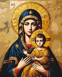 Картина по номерам Икона Божья Мать (40х50 см) Картина по номерам Икона Божья Мать (40х50 см)