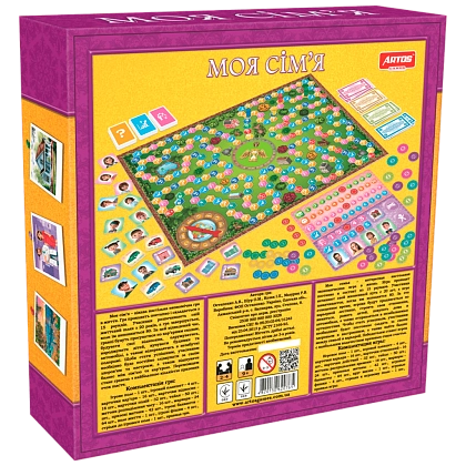 Настільна гра Моя сім'я, бренду Artos games, для 2-4 гравців - 2 - KUBIX