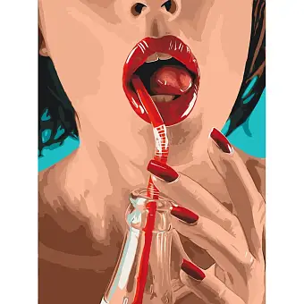 Картина по номерам Вгамування спраги 18+ (40х50 см)