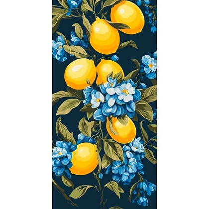 Картина по номерам Соковиті лимони (40х80 см), бренду Art Craft - KUBIX