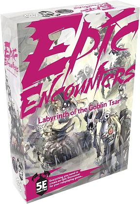 Настільна гра Epic Encounters: Labyrinth of the Goblin Tsar (EN), бренду Steamforged Games Ltd. - KUBIX