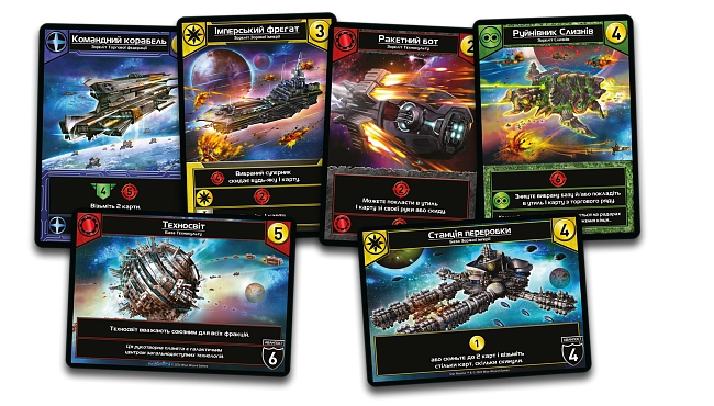 Купити Настільна гра Зоряні битви (Star Realms), бренду Lord of Boards - 3 - KUBIX Настільна гра Зоряні битви (Star Realms), бренду Lord of Boards, для 2-4 гравців, час гри < 30хв. - 3 - KUBIX