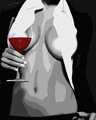 Картина по номерам Спокуса (40х50 см), бренду Artissimo - KUBIX