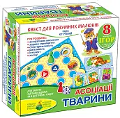 Мініатюра товару Настільна гра - квест Тварини - 1