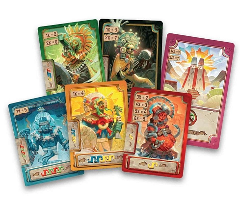 Настольная игра Коатль + набор промокарт (Coatl), бренду Geekach Games, для 1-4 гравців, час гри < 30мин. - 3 - KUBIX