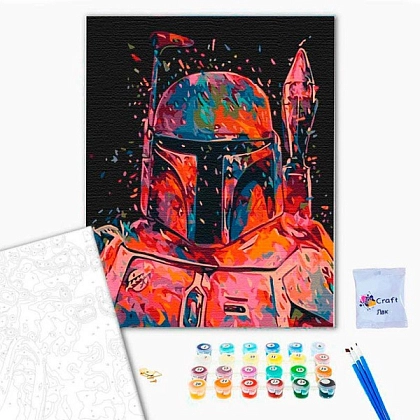 Картина по номерам Мандалорець (40х50 см), бренду Art Craft - KUBIX
