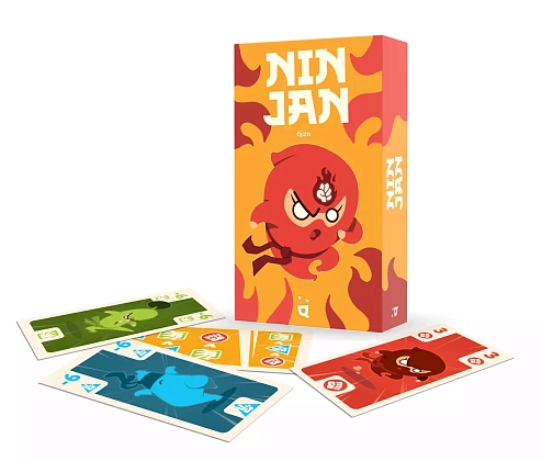 Настольная игра Ниндзян (Ninjan), бренду Pakufuda, для 2-5 гравців, час гри < 30мин. - 2 - KUBIX