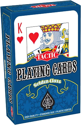 Купити Настольная игра Игральные карты (Playing cards. Golden Class), бренду Tactic - KUBIX Настольная игра Игральные карты (Playing cards. Golden Class), бренду Tactic, для 1-10 гравців, час гри < 30мин. - KUBIX