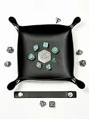 Миниатюра товара Лоток для кубиков D20 черный Dice Tray - 2