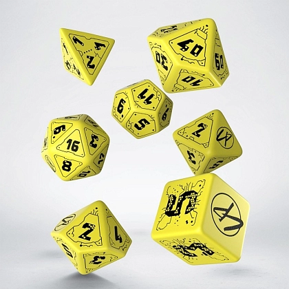 Купити Набор кубиков Cyberpunk Red Dice Set: Danger Zone - KUBIX Набор кубиков Cyberpunk Red Dice Set: Danger Zone - KUBIX