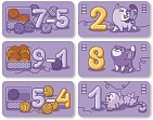 Миниатюра товара Настольная игра Мурки́тливое вычитание - 3