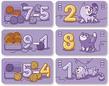 Миниатюра товара Настольная игра Мурки́тливое вычитание - 3