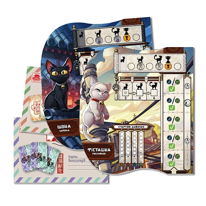 Настольная игра Котики Киото (Kyoto no Neko), бренду Woodcat, для 2-4 гравців, час гри < 60мин. - 5 - KUBIX
