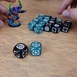 Мініатюра товару Набір кубиків Crosshairs Compact D6: Stormy & Black Dice Set - 3