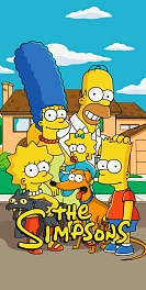 Картина по номерам Легенда телебачення Сімпсони (40х80 см)