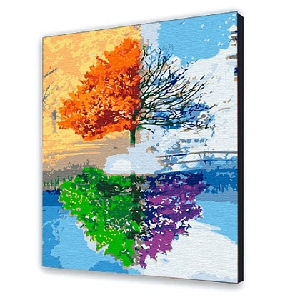 Картина по номерам Пори року, бренду Art Craft - KUBIX