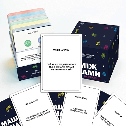 Настольная игра Между Нами: Ностальгия, бренду Memo Games, для 2-8 гравців, час гри < 30мин. - 3 - KUBIX