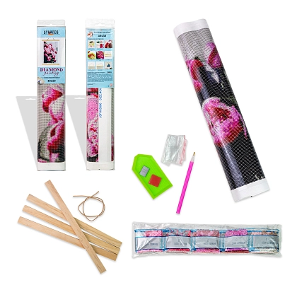 Алмазная мозаика Тигр с тигрятами (40х50 см), бренду Strateg - 2 - KUBIX