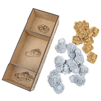 Органайзер для настольной игры ИНИС (Organizer for boardgame INIS), бренду Tower Rex - 7 - KUBIX