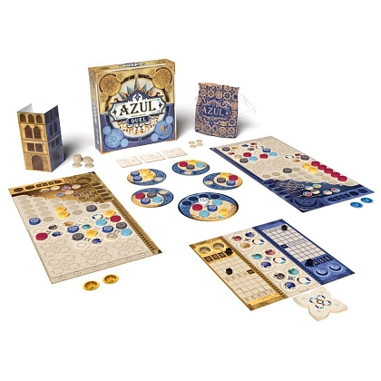 Настольная игра Азул. Дуэль (Azul Duel), бренду Бельвиль, для 2-2 гравців, час гри < 30мин. - 2 - KUBIX