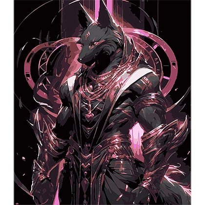 Картина по номерам Анубис и вечная мудрость (40х50 см), бренду Strateg - KUBIX