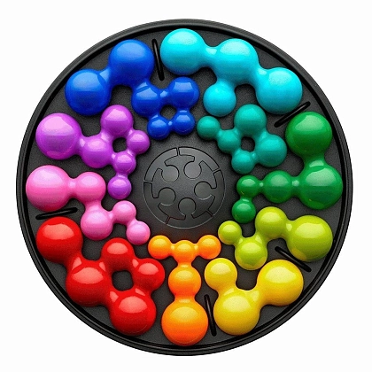 Настольная игра IQ Делюкс. Круг (IQ Circle), бренду Smart Games, для 1-1 гравців, час гри < 30мин. - 2 - KUBIX