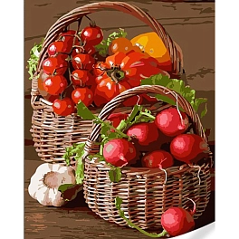 Картина по номерам Овочевий натюрморт (40х50)
