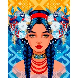 Картина за номерами Юна зима (40х50 см)