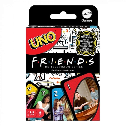 Настольная игра UNO Friends (Уно Друзья), бренду Mattel, для 2-12 гравців - KUBIX