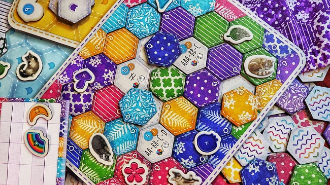 Настольная игра Каліко (Calico), бренду Lord of Boards, для 1-4 гравців, час гри < 30мин. - 9 - KUBIX