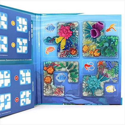 Настольная игра Кораловый риф. Дорожная магнитная игра (Coral reef. Road magnetic game), бренду Smart Games, для 1-1 гравців - 4 - KUBIX