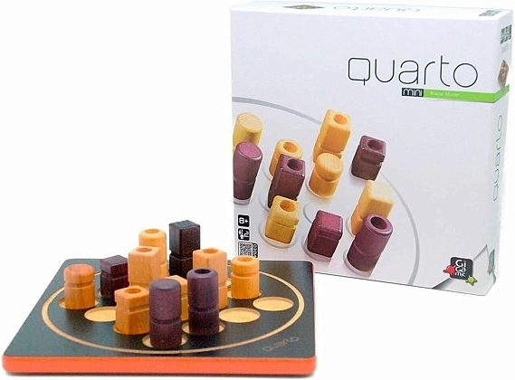 Настольная игра Кварто Мини (QUARTO MINI) (EN), бренду Gigamic, для 2-2 гравців, час гри < 30мин. - 3 - KUBIX