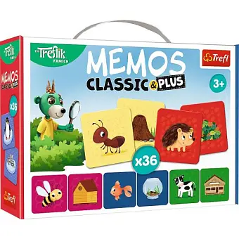 Мемос Классический: Зверята и их домики (Memos Classic&plus Animals and their houses) - KUBIX Мемос Классический: Зверята и их домики (Memos Classic&plus Animals and their houses)