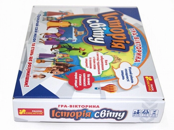 Настольная игра История мира, бренду Ранок, для 2-10 гравців, час гри < 30мин. - 4 - KUBIX