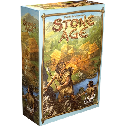 Настільна гра Stone Age (Кам'яний вік) (EN), для 2-4 гравців, час гри < 60хв. - KUBIX