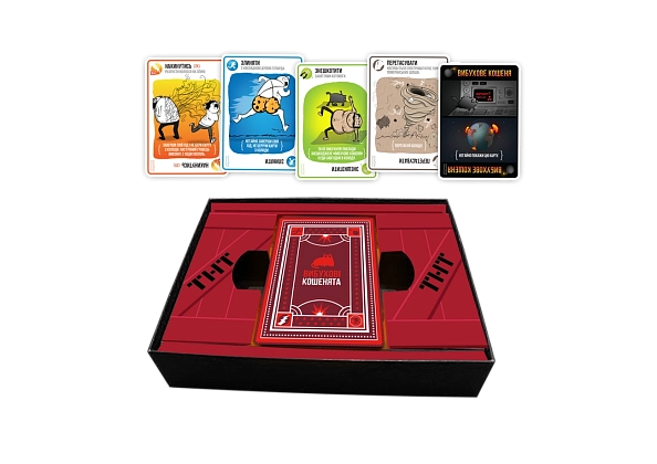 Настольная игра Взрывоопасные котята: Оригинальное издание (Exploding Kittens), бренду Rozum, для 2-5 гравців, час гри < 30мин. - 4 - KUBIX