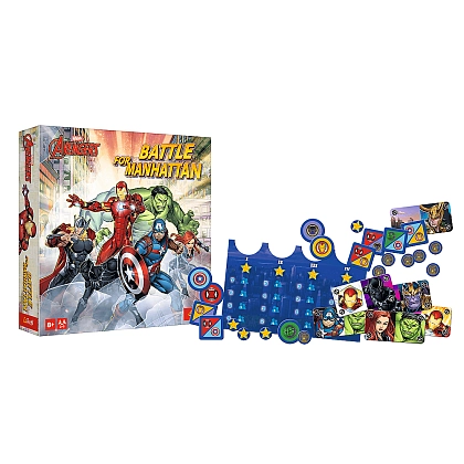 Настольная игра Мстители: Битва за Манхэттен (Marvel Avengers: Battle for Manhattan), бренду Trefl, для 2-5 гравців, час гри < 30мин. - 4 - KUBIX