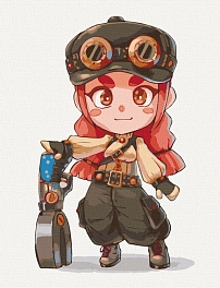 Картина по номерам Джессі Джанкер (40х50 см)