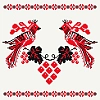 Картина по номерам Весільний орнамент (30х30 см)