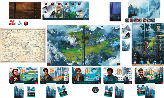 Настольная игра Спящие Боги. Дальнее небо (Sleeping Gods: Distant Skies), бренду Games 7Days, для 1-4 гравців, час гри > 60мин. - 10 - KUBIX