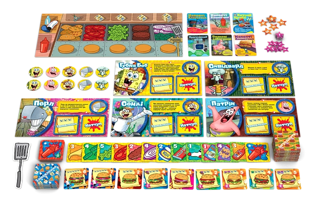 Настольная игра Губка Боб Квадратные Штаны (Spongebob Squarepants), бренду Rozum, для 2-5 гравців, час гри < 30мин. - 5 - KUBIX