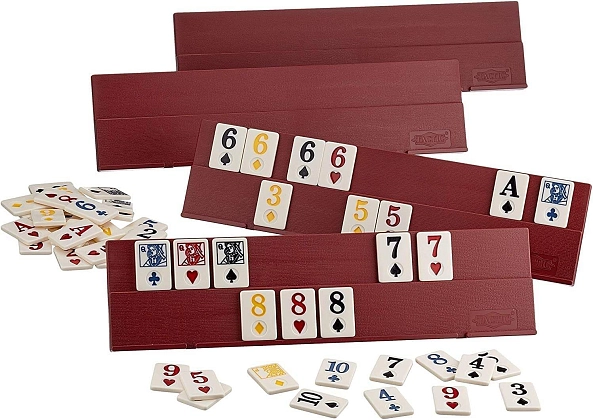 Настільна гра Руммі (Rummy), бренду Tactic, для 2-4 гравців, час гри < 30хв. - 2 - KUBIX