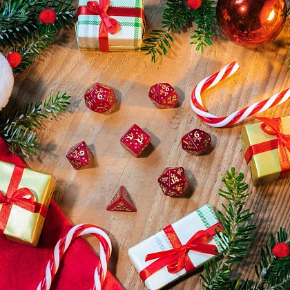Набір кубиків Christmas Dice Set - 2 - KUBIX