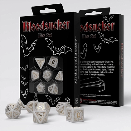 Набір кубиків Bloodsucker Immortal Dice Set (7), бренду Q-Workshop - KUBIX