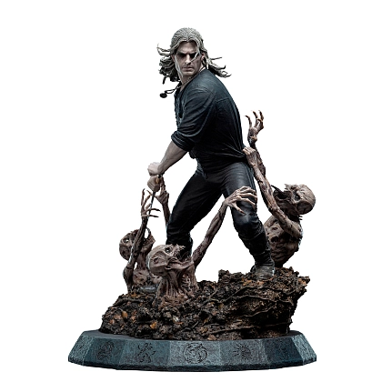 Статуетка Геральта. Відьмак (WITCHER Geralt the White Wolf Limited Edition) - KUBIX
