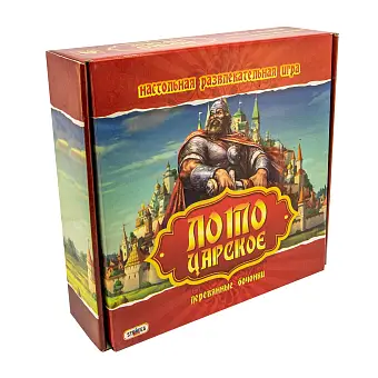 Настольная игра Лото Царское с деревянными бочонками (RU)