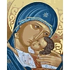 Картина по номерам Псково-Печерская икона Зворушения (40х50 см)