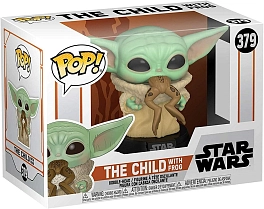Ігрова фігурка FUNKO POP! Малюк Йода з жабою Star Wars Mandalorian #379